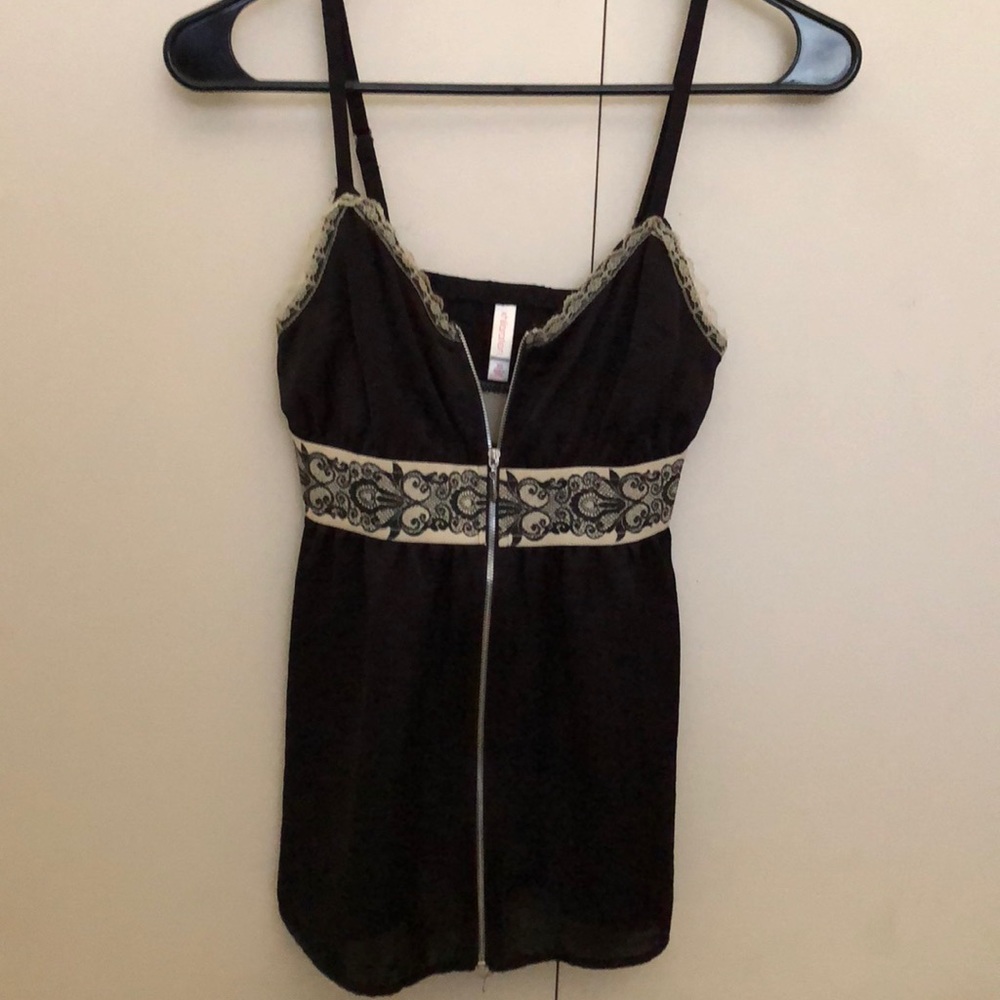 Dressy tank with lace